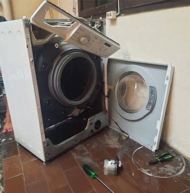Mesin cuci rusak sebelum diservis